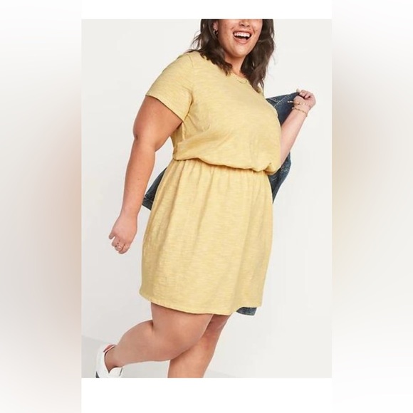 Old Navy Dresses & Skirts - Old Navy Yellow and White Striped Dress